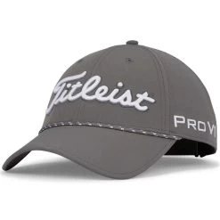 Titleist Tour Breezer Hat -Pro Golf Shop titleist 2023 tour breezer hat charcoal white itempicture