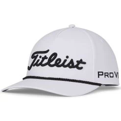 Titleist Tour Rope Hat -Pro Golf Shop titleist 2023 tour rope hat white black itempicture