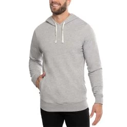 TravisMathew Cloud Hoodie -Pro Golf Shop travismathew cloud hoodie heather grey front itempicture