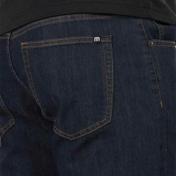 TravisMathew Legacy Jeans 31 TravisMathew Legacy Jeans -Pro Golf Shop travismathew legacy jeans dark indigo logo itempicture