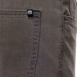 TravisMathew Legacy Jeans 35 TravisMathew Legacy Jeans -Pro Golf Shop travismathew legacy jeans grey logoitempicture