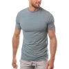 TravisMathew Scenic Vista Active Tee -Pro Golf Shop travismathew scenic vista active tee heather copen blue front itempicture