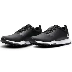 TravisMathew Cuater The Ringer Spiked Golf Shoes Black -Pro Golf Shop travismathew the ringer spiked golf shoes black pair itempicture
