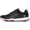 TravisMathew Cuater The Ringer Spiked Golf Shoes Black/Ruby Wine -Pro Golf Shop travismathew the ringer spiked golf shoes black ruby wine profile itempicture
