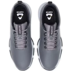 TravisMathew Cuater The Ringer Spiked Golf Shoes Grey 9 TravisMathew Cuater The Ringer Spiked Golf Shoes Grey -Pro Golf Shop travismathew the ringer spiked golf shoes grey top itempicture