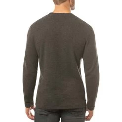 TravisMathew Cloud Waffle Crew -Pro Golf Shop travismathew waffle cloud crew charcoal back itempicture