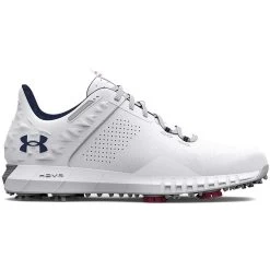 Under Armour HOVR Drive 2 Golf Shoes White/Metallic Silver