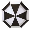 BagBoy Telescopic Wind Vent Umbrella -Pro Golf Shop wind umbrella white black